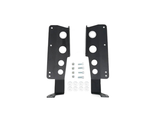 2014-2021 Toyota Tundra 42" Hidden Grille Curved LED Light Bar Mounting Brackets - all four overland