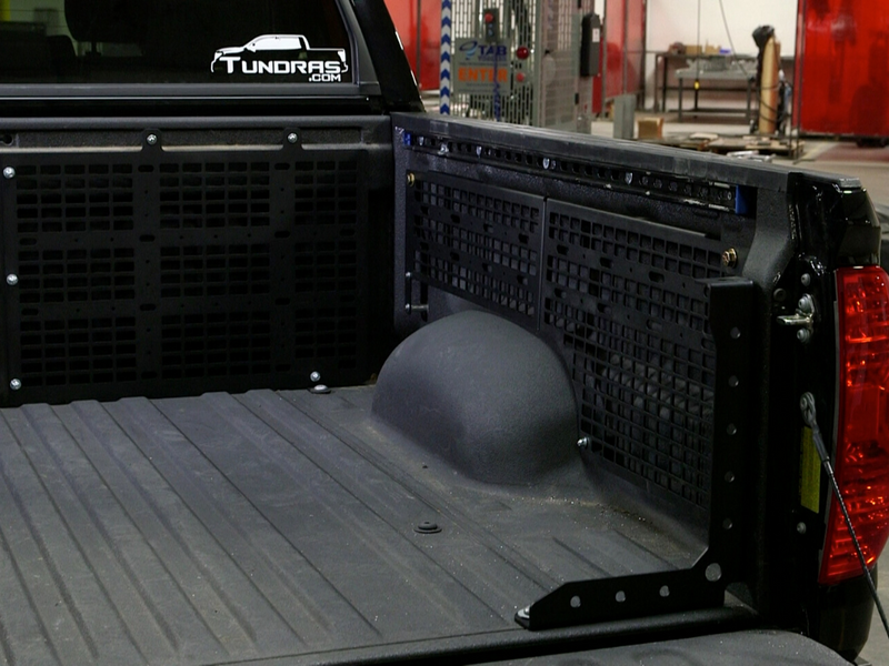 2014-2021 TOYOTA TUNDRA SIDE BED MOLLE SYSTEM - all four overland