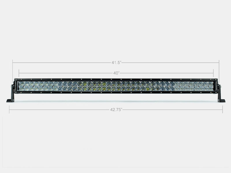 42" Dual Row 5D Optic OSRAM LED Bar - all four overland