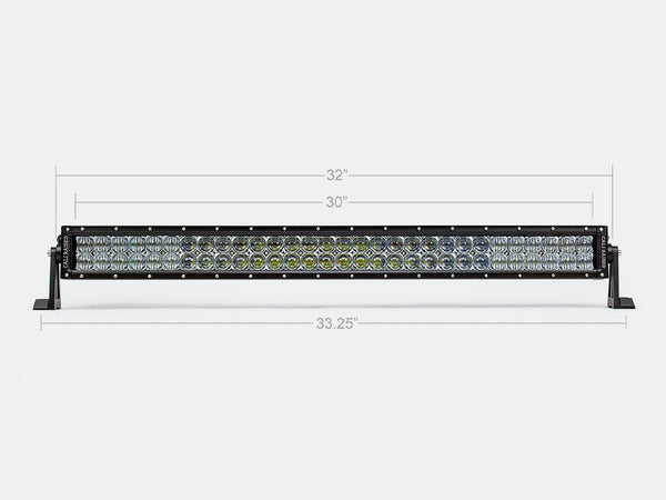 32" Dual Row 5D Optic OSRAM LED Bar - all four overland