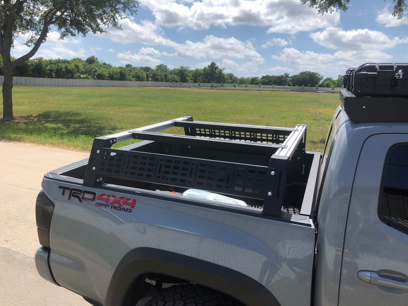 2005-2022 Toyota Tacoma Overland Bed Rack - all four overland