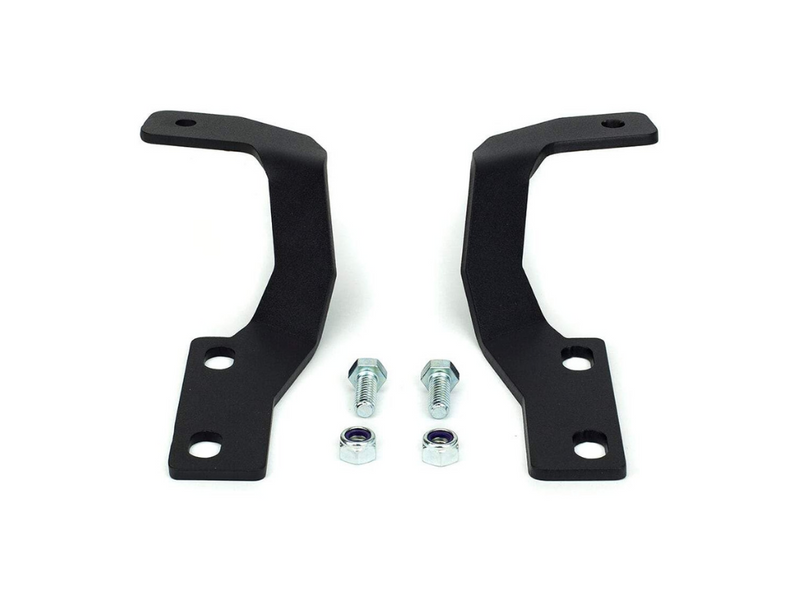2010-2022 TOYOTA 4RUNNER LOW PROFILE LED DITCH LIGHT BRACKETS KIT - all four overland