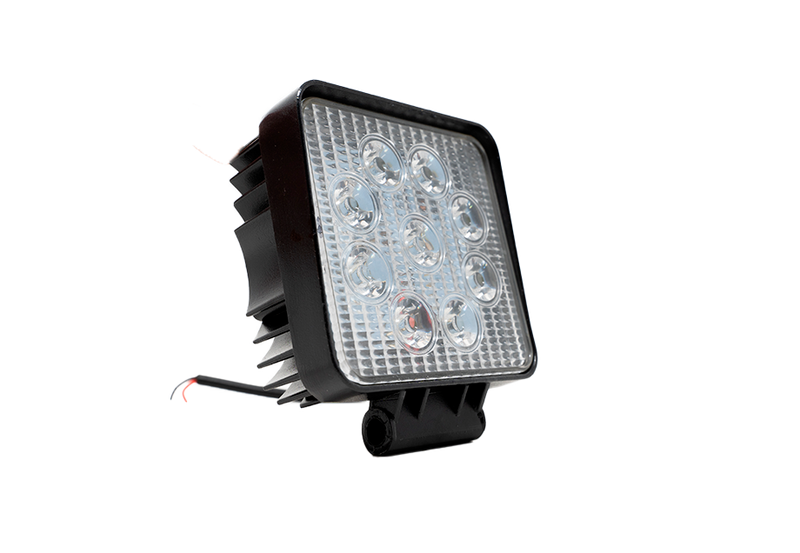 27W Square Work Light - all four overland