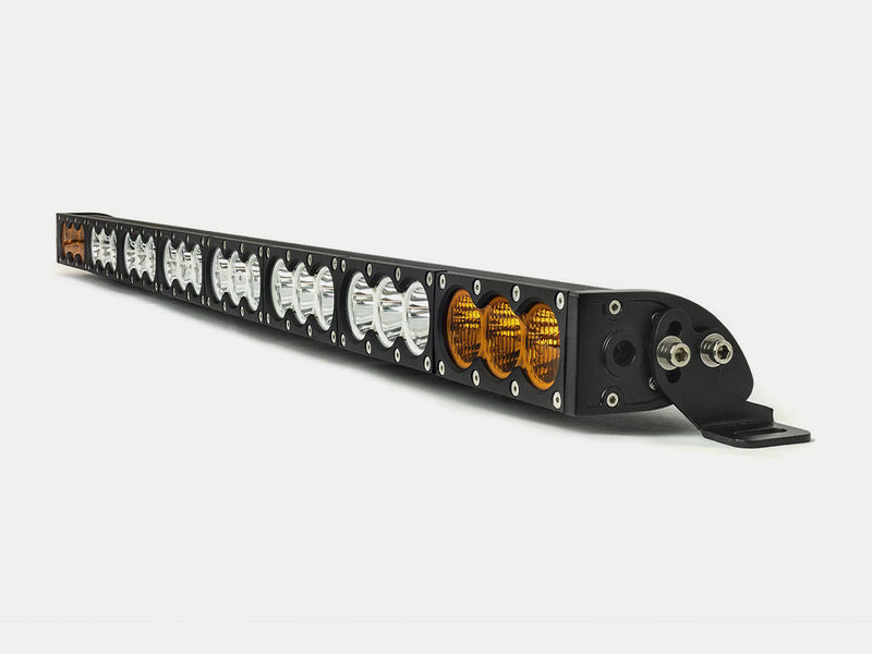 43" Amber/White Dual Function LED Bar - all four overland